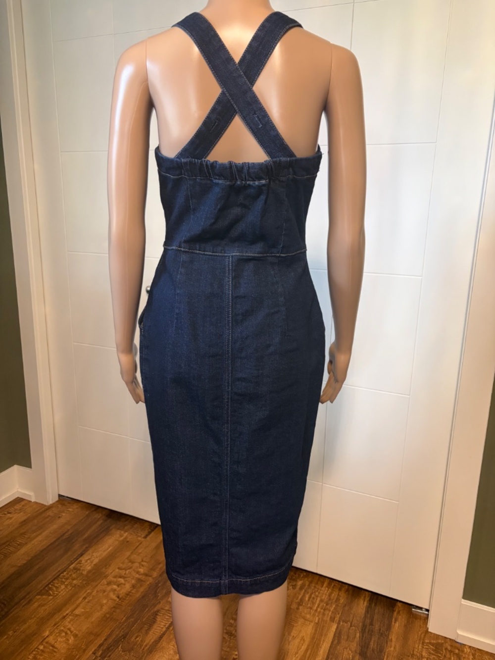 🌟 Dynamite Denim Button-Front Midi Dress 🌟 - Picture 2 of 10
